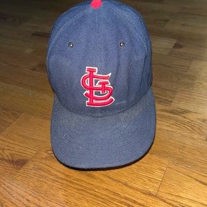 St. Louis Cardinals New Era 59Fifty MLB Official On-Field Fitted Hat Size 7 3/8